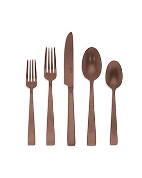 Sambonet - Vintage Copper Stainless Steel 5 Piece Place Setting 