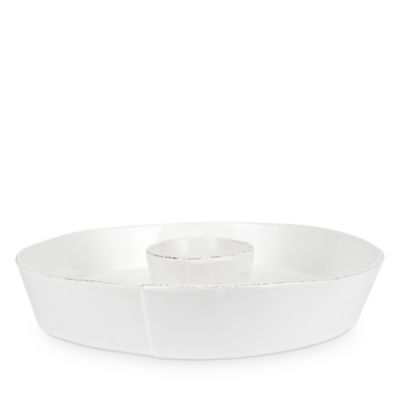  Melamine Lastra White Chip and Dip