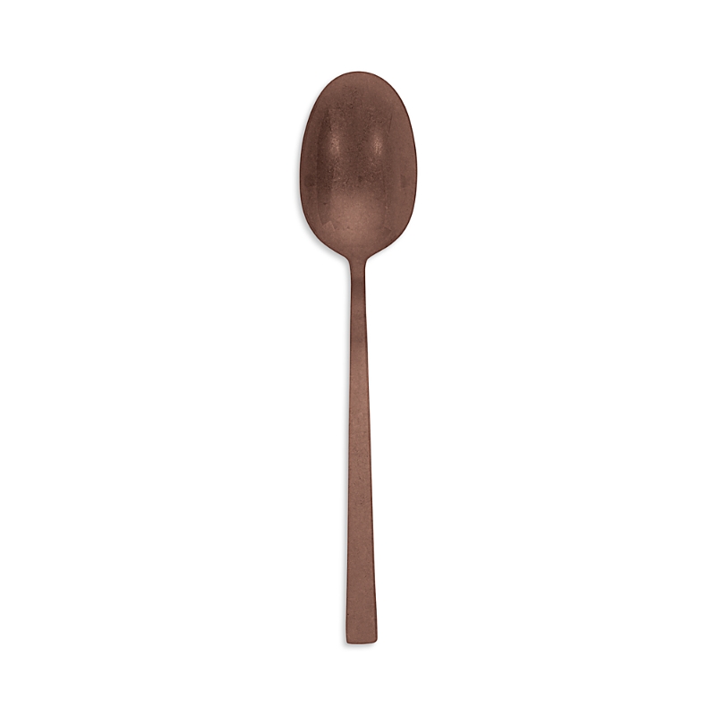 Sambonet Linea Q Vintage Copper Serving Spoon In Copper