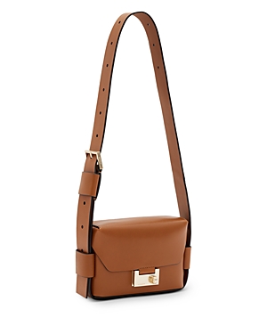 Allsaints Leather 3-in-1 Frankie Cross-body Bag In Sepia Brown/silver