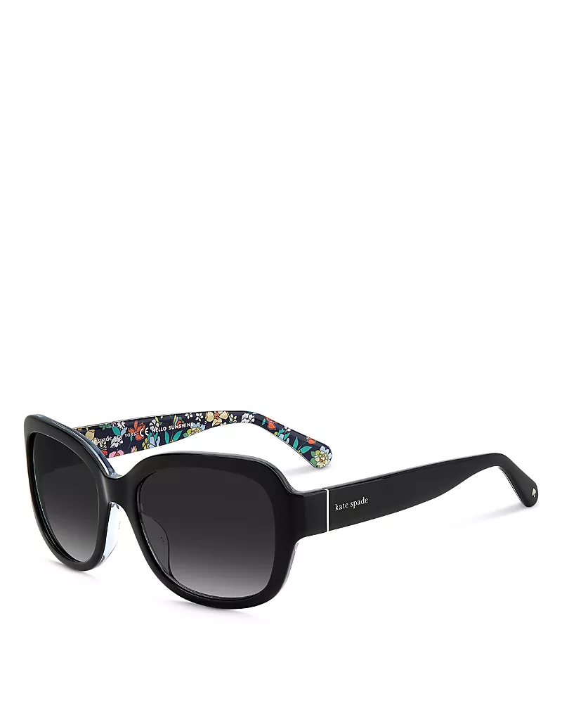 kate spade new york Layne Rectangular Sunglasses, 55mm