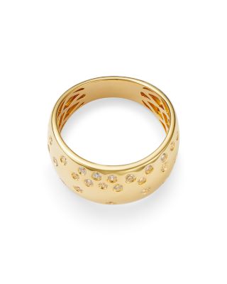 Diamond Bezel Band in 14K Yellow Gold, 0.33 tcw 