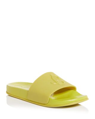 Jimmy Choo pool slides Jimmy Choo Black Port Rubber Slides – ICETIME LUXE main image 3