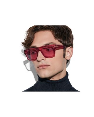  Fausto Geometric Sunglasses, 53mm