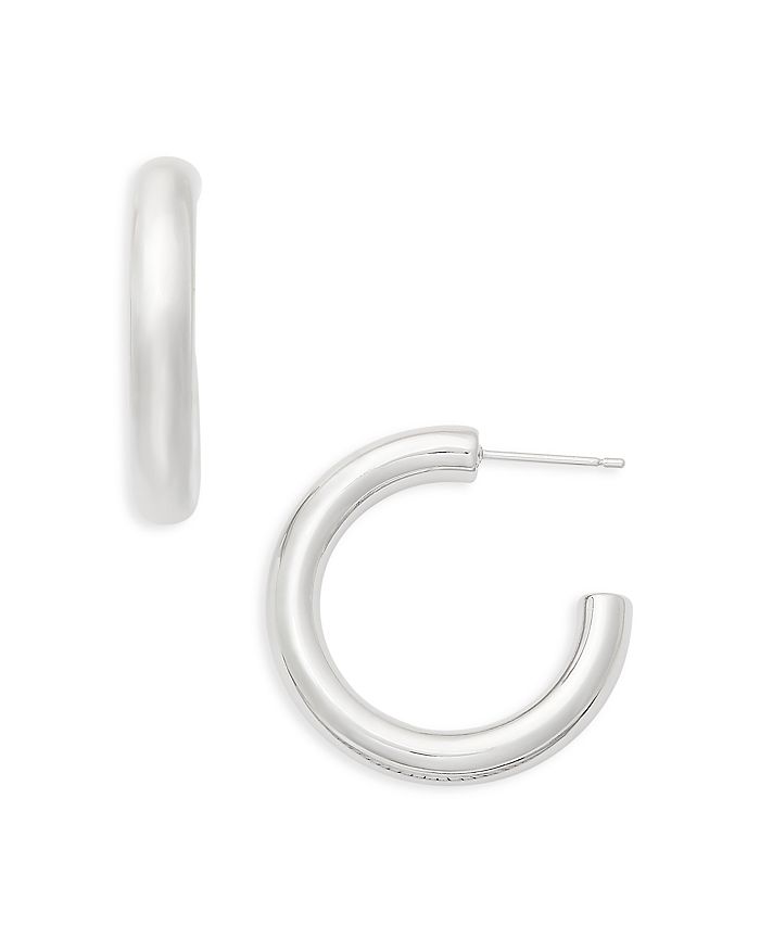 Silver plated hoop earrings Clearance