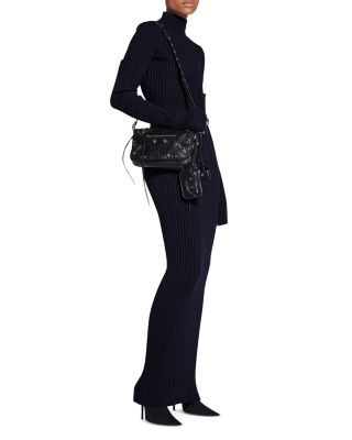 Le Cagole Men Mini Leather Flap Bag