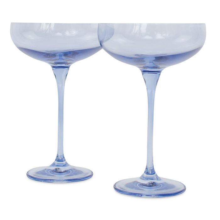 Estelle Colored Glass Champagne Coupes, Set of 2 Back to results - Bloomingdale's