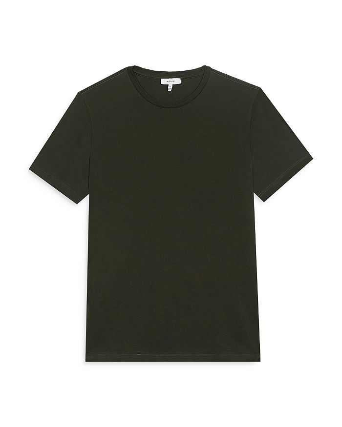 Shop Reiss Bless Crewneck Tee In Oxidised Green