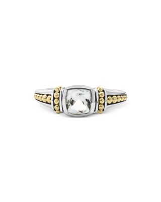 18K Gold Rittenhouse White Topaz Ring
