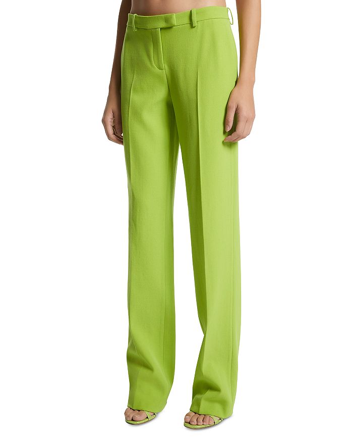 Michael Kors Collection Carolyn Wool Straight Pants | Bloomingdale's