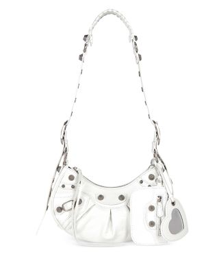  Le Cagole Xs Shoulder Bag Metallized with Leopard Print