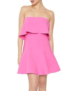 Shop Likely Flouncy Driggs Dress In Pink Sugar