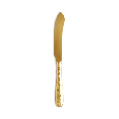 Martellato Gold Tone Cake Knife