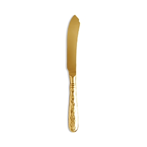 Vietri Martellato Gold Tone Cake Knife