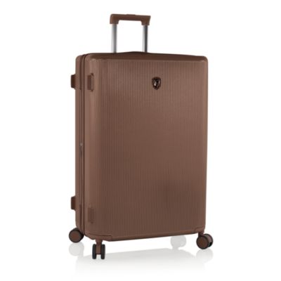 Earth Tones Large Upright Expandable Spinner Suitcase