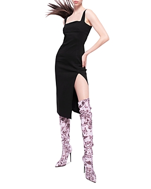 Pinko Sleeveless Midi Dress In Z99