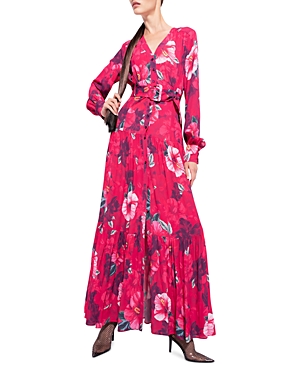 Pinko Constantino Floral Print Maxi Dress