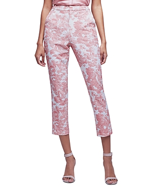 L AGENCE L'AGENCE LUDIVINE PRINTED CROPPED PANTS