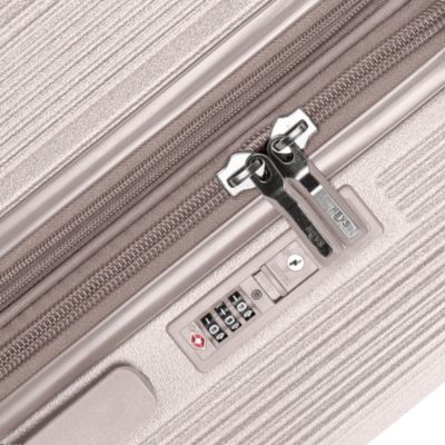 Earth Tones Large Upright Expandable Spinner Suitcase