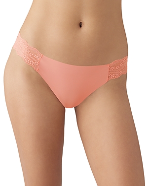 B.tempt'd By Wacoal B.bare Thong In Peach Amber