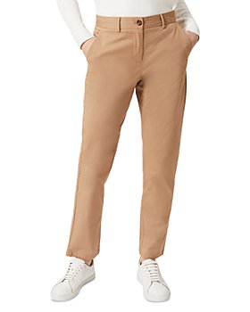 Uniqlo EZY Ankle Length Pants Stretch Blush Pink Pull-On Flat