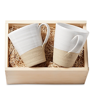 Farmhouse Pottery Tall Silo Mug Gift Set In Open White