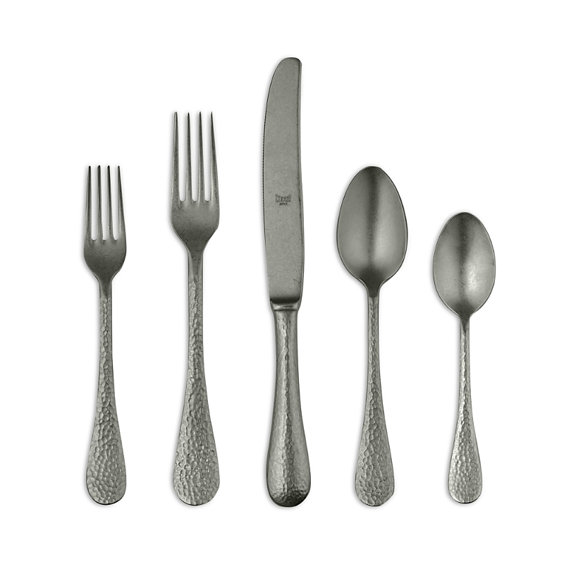 Mepra Epoque 5-piece Flatware Set In Gray