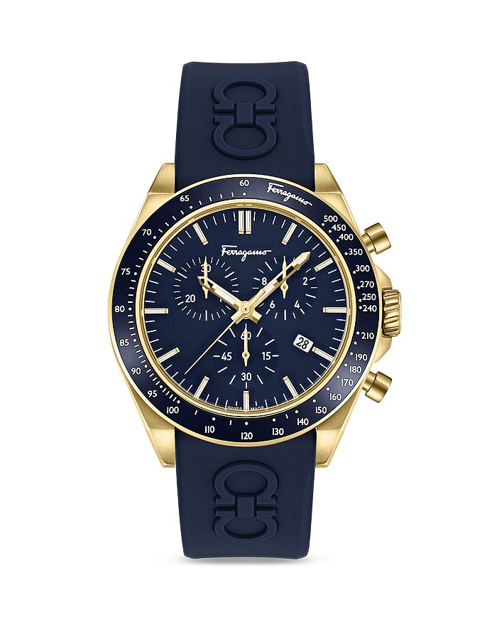 Ferragamo - Urban Gold Ion Plated Stainless Steel Chronograph Watch, 43mm