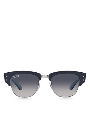 RAY BAN RAY-BAN MEGA CLUBMASTER POLARIZED SUNGLASSES, 53MM