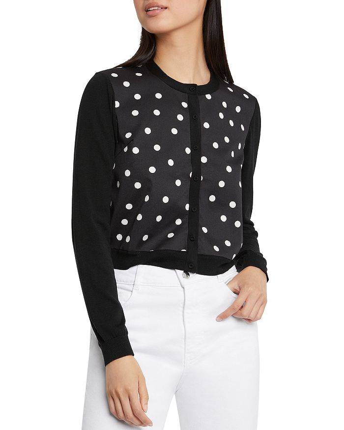 Theory polka sale dot cardigan