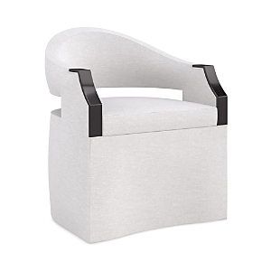 A.r.t. Furniture Caracole Dinner Roll Armchair In White