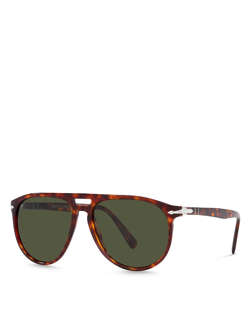Persol 3311 S Sunglasses In Havana/green Solid