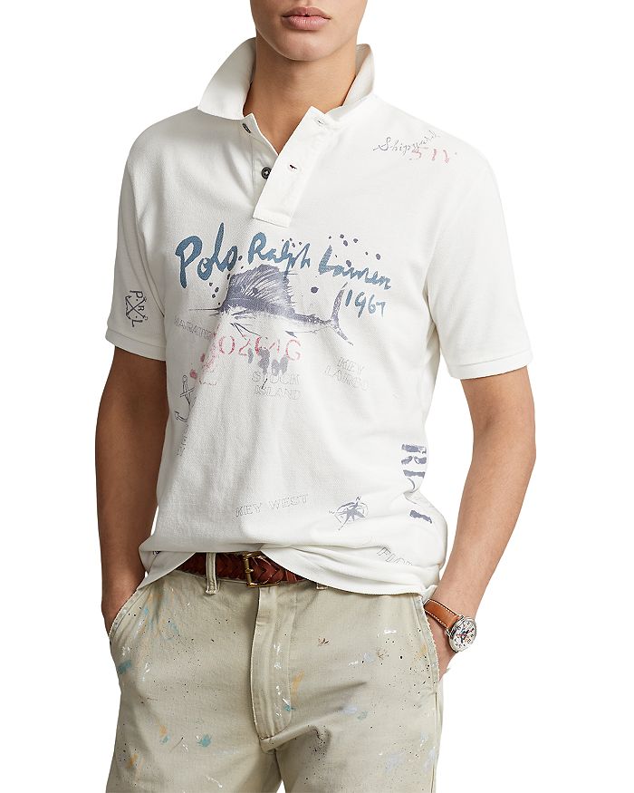 Polo Ralph Lauren Men's Classic-Fit Mesh Polo Shirt - White - Size 2XL