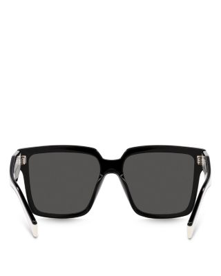 PRADA スクエアフレムメカネ PR56WV 02H1O1 Prada 56mm Square Sunglasses | Nordstrom