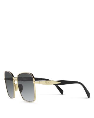 Prada Polarized Square Sunglasses, 57mm Prada Polarized Square Sunglasses, 57mm | Bloomingdale main image 4