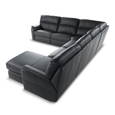 Grazia 6-Piece Power Reclining Leather Sectional