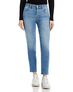 7 For All Mankind - High Rise Slim Josefina Jeans in Bright Light