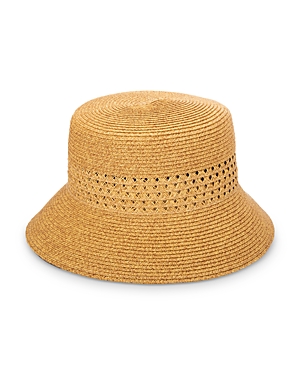 San Diego Hat Company Everyday Woven Bucket Hat In Tan