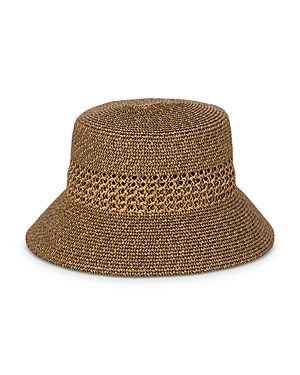San Diego Hat Company Everyday Woven Bucket Hat In Brown
