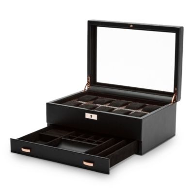 Axis 10 Piece Watch Box with Drawer
