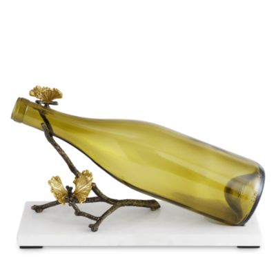 Butterfly Ginkgo Wine Bottle Stand