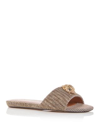 KURT GEIGER LONDON - Women's Kensington Slip On Embellished Slide Sandals