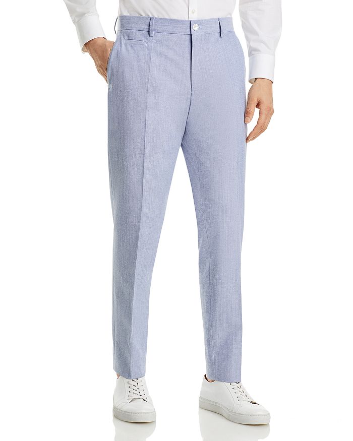 BOSS Genius Cotton & Wool Slim Fit Suit Pants | Bloomingdale's