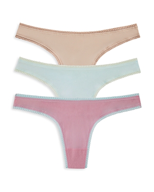 ON GOSSAMER HIP G THONGS, SET OF 3