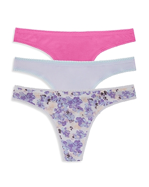 On Gossamer Hip G Thongs, Set Of 3 In Bp/lb/sf