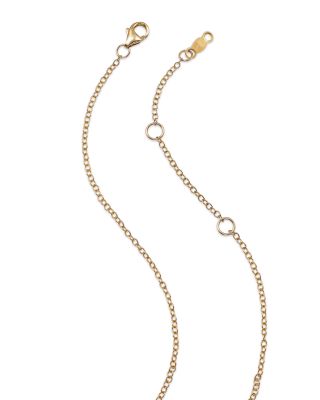 Diamond Starflower Station Necklace 14K Yellow Gold, 0.55 tcw 