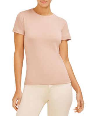 Three Dots - Solid Crewneck Tee