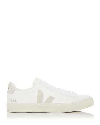 Men's Campo Low Top Leather Sneakers in Natural Suede