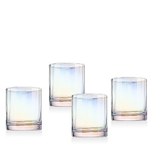 Godinger Monterey Double Old Fashioned Glasses, Set Of 4 In Clear