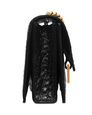 Crush Mini Chain Bag Crocodile Embossed